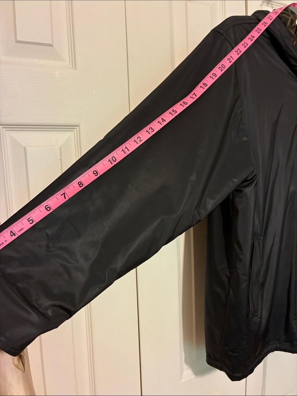 Fendi Brown FF Logo Hooded Windbreaker Jacket - Picture 15 of 16